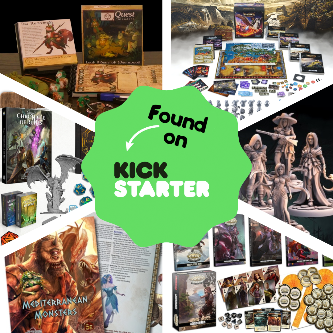 New Kickstarter TTRPG campaigns for July 2023